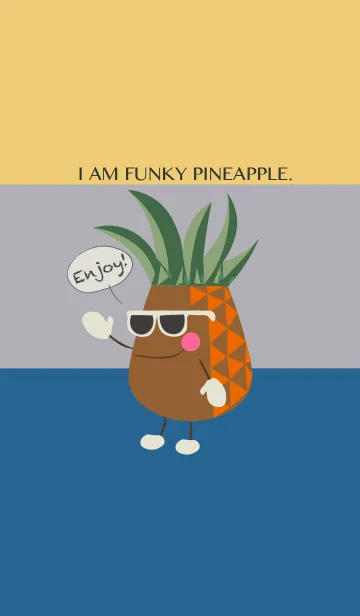 [LINE着せ替え] I AM FUNKY PINEAPPLE.の画像1