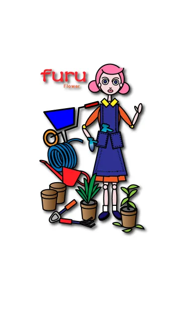 [LINE着せ替え] ふる はなの画像1