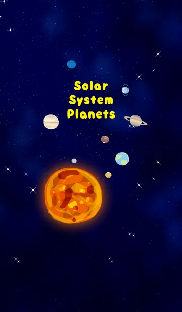 [LINE着せ替え] 太陽系の惑星たちの画像1