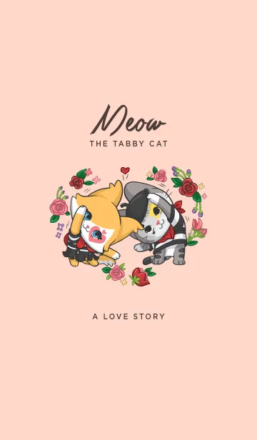 [LINE着せ替え] Meow the Tabby Cat : A Love Storyの画像1