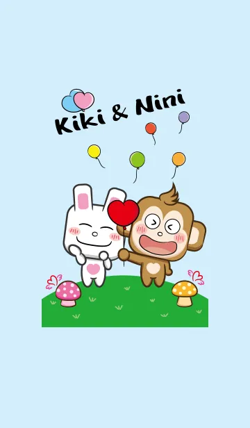 [LINE着せ替え] Kiki ＆ Niniの画像1