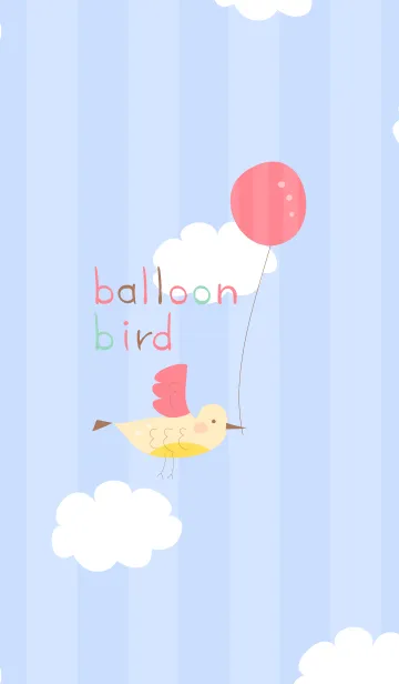 [LINE着せ替え] balloon bird 2の画像1