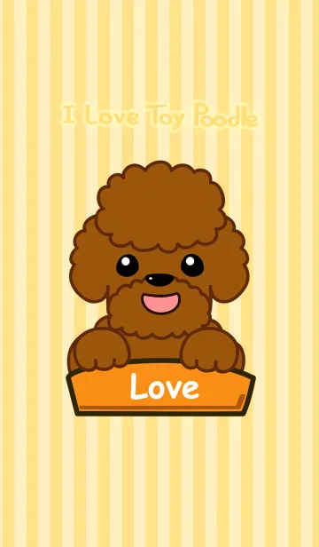 [LINE着せ替え] I Love Toy Poodleの画像1