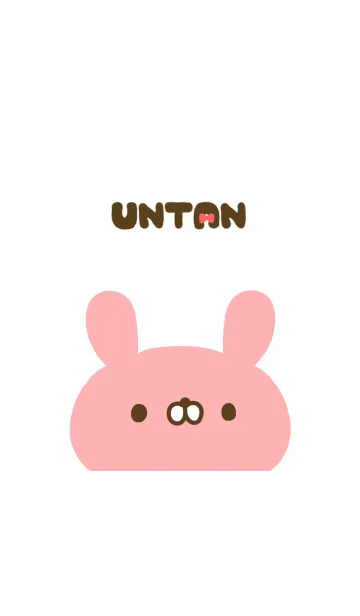 [LINE着せ替え] うさぎのうんたんの画像1