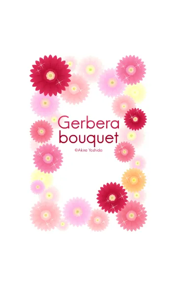[LINE着せ替え] ガーベラの花束の画像1