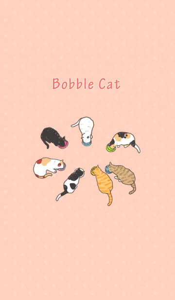 [LINE着せ替え] bobble cat themeの画像1