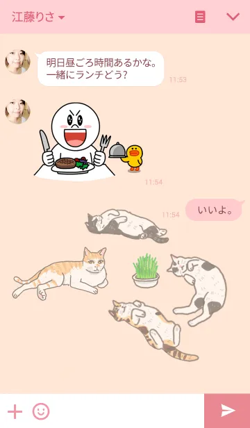 [LINE着せ替え] bobble cat themeの画像3