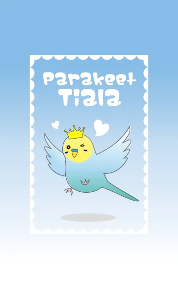 [LINE着せ替え] インコのティアラの画像1