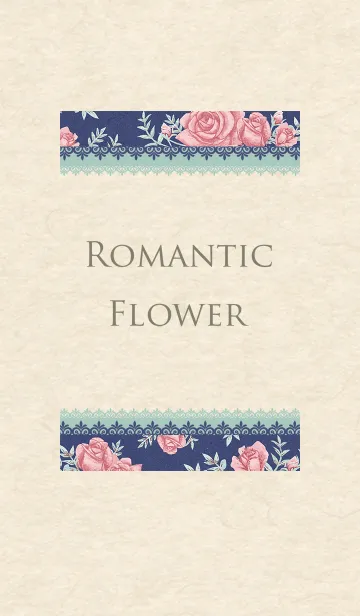 [LINE着せ替え] Romantic Flowerの画像1