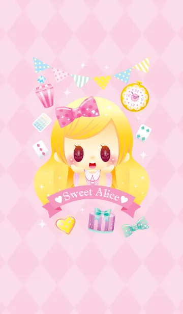 +。Sweet Alice 。+のLINE着せ替え