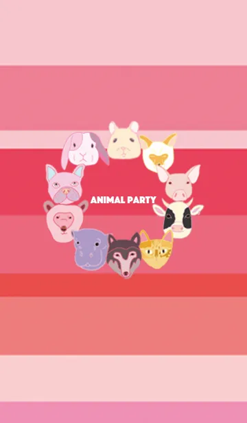 [LINE着せ替え] Animal partyの画像1