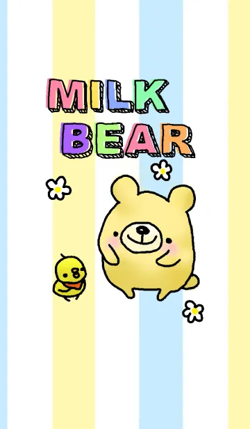 [LINE着せ替え] MILK BEARの画像1