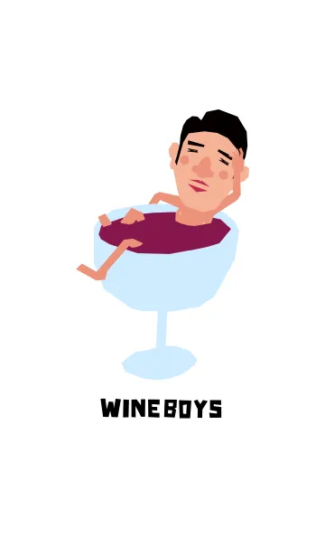 [LINE着せ替え] ワイン男子の画像1
