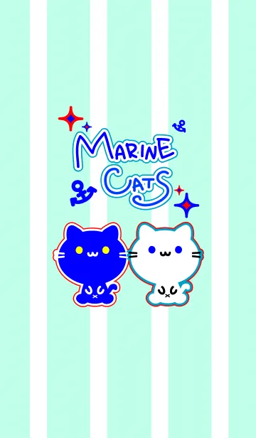 [LINE着せ替え] MARINE CATSの画像1