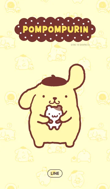 ポムポムプリンのLINE着せ替え