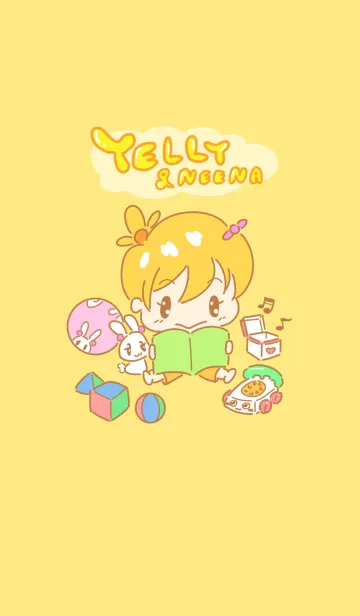 [LINE着せ替え] Yelly ＆ Neenaの画像1
