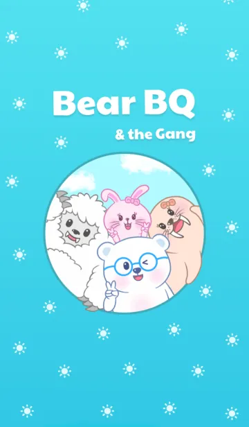 [LINE着せ替え] Bear BQ and the Gangの画像1