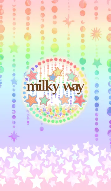 [LINE着せ替え] milky wayの画像1