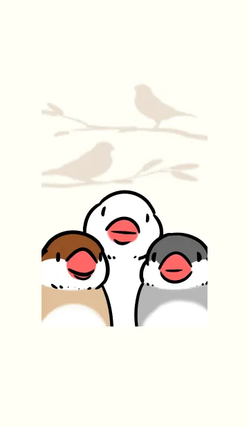 [LINE着せ替え] 小鳥の着せ替えの画像1