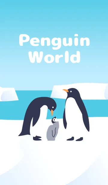 [LINE着せ替え] Penguin Worldの画像1
