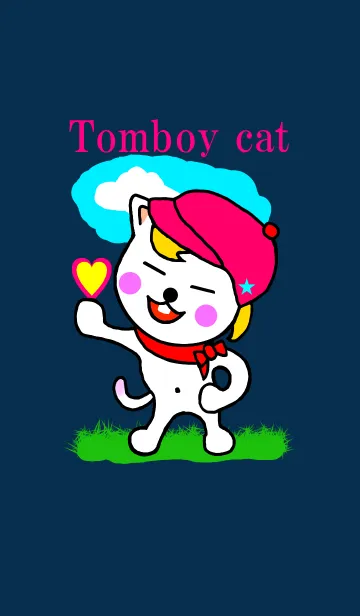 おてんば猫のLINE着せ替え