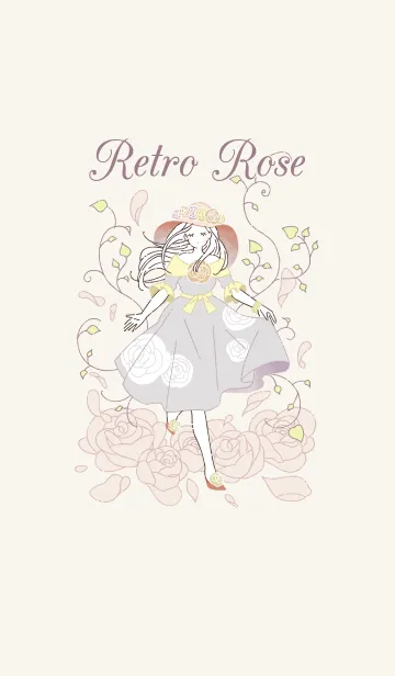 [LINE着せ替え] Retro Roseの画像1