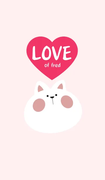 [LINE着せ替え] Love cat fred！の画像1
