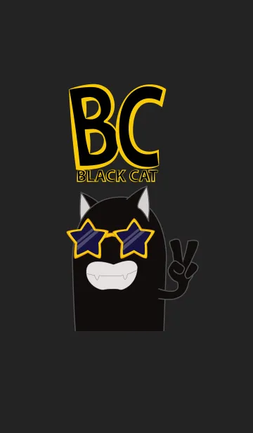 [LINE着せ替え] Black Cat Themeの画像1