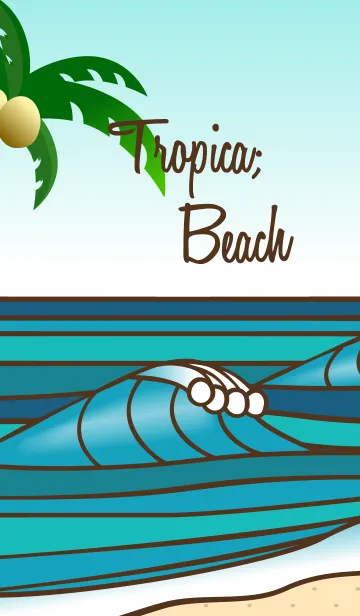 [LINE着せ替え] トロピカルビーチの画像1