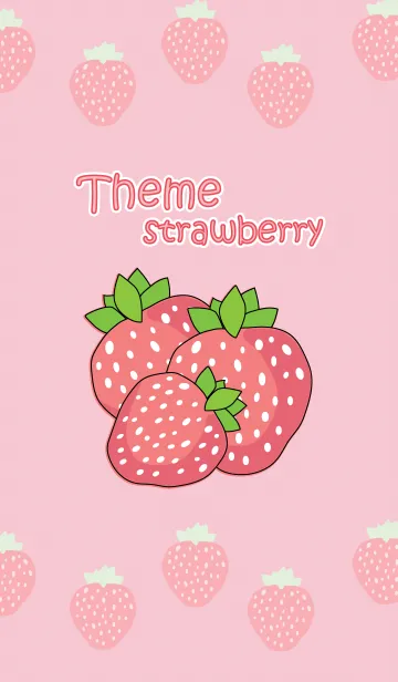 [LINE着せ替え] Theme Strawberryの画像1