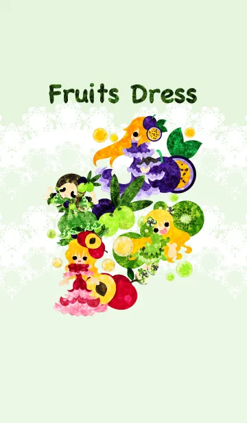 [LINE着せ替え] 果物のドレスの画像1