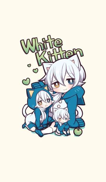 [LINE着せ替え] 白猫少年の画像1