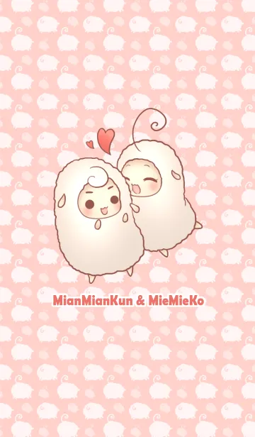 [LINE着せ替え] MianMianKun ＆ MieMieKoの画像1