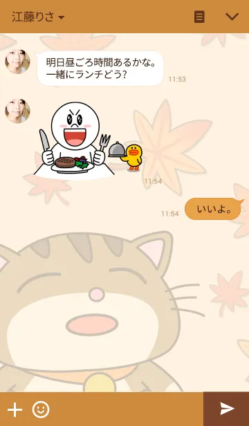 [LINE着せ替え] 方言！ 広島にゃんこの画像3