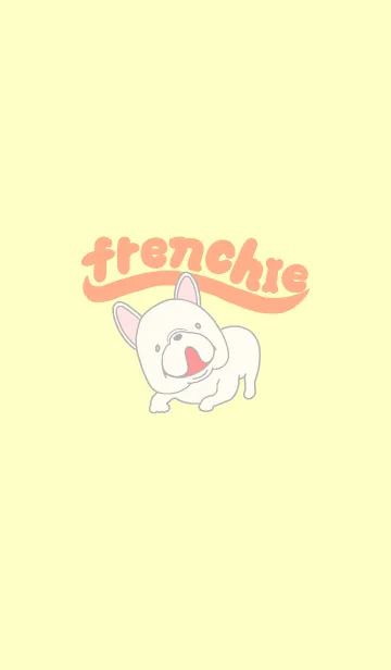 フレンチブルドッグ クリームのLINE着せ替え