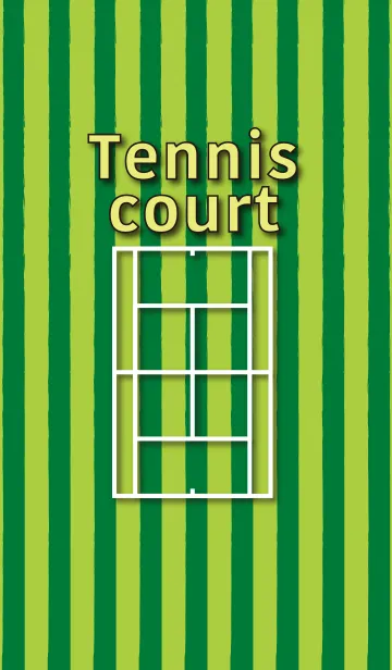 [LINE着せ替え] テニスコートの画像1