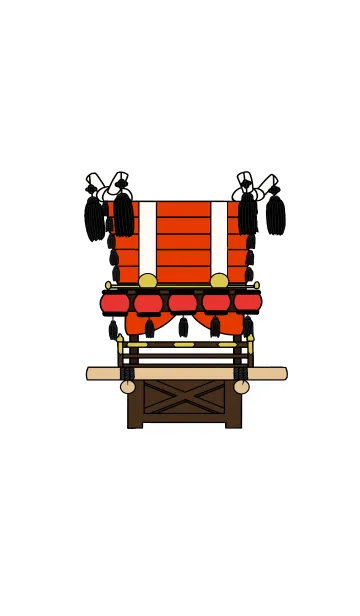 布団太鼓のLINE着せ替え