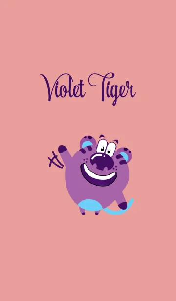 [LINE着せ替え] Violet Tigerの画像1