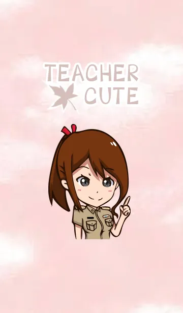 [LINE着せ替え] Teacher cuteの画像1
