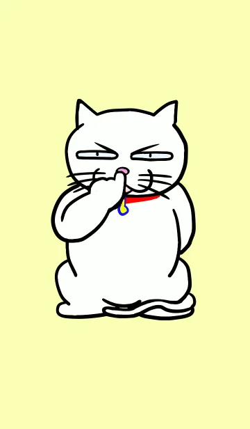 [LINE着せ替え] めんどくさい猫 1の画像1