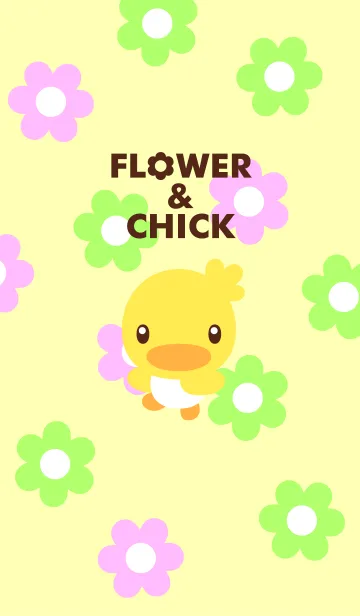 [LINE着せ替え] FLOWER ＆ CHICKの画像1