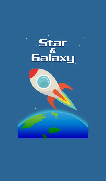star＆galaxyのLINE着せ替え