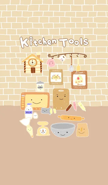 [LINE着せ替え] Kitchen Toolsの着せ替えの画像1