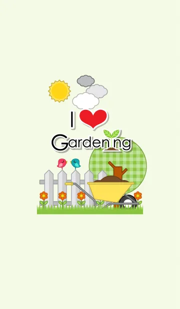 [LINE着せ替え] I Love Gardeningの画像1