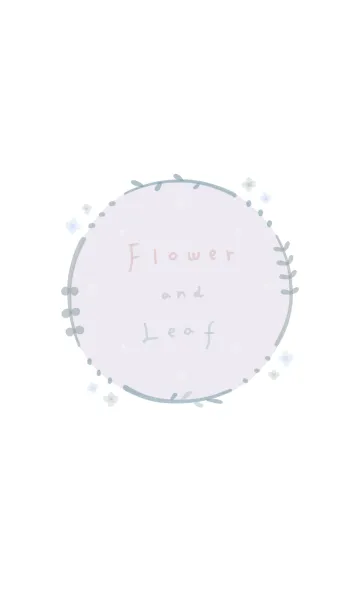 [LINE着せ替え] Flower and Leafの画像1
