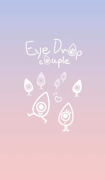 [LINE着せ替え] Eyedrop couple -Pastel Loveの画像1