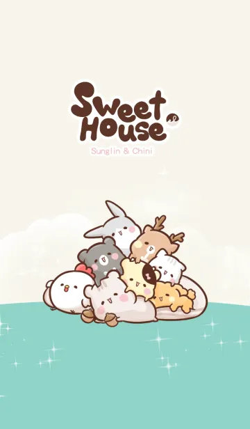 [LINE着せ替え] Sweet House - Sleepy Timeの画像1