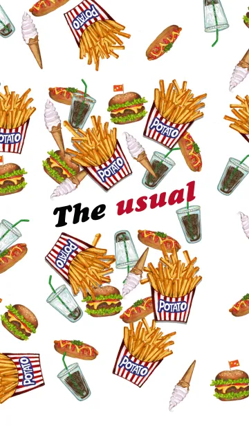 [LINE着せ替え] The usualの画像1