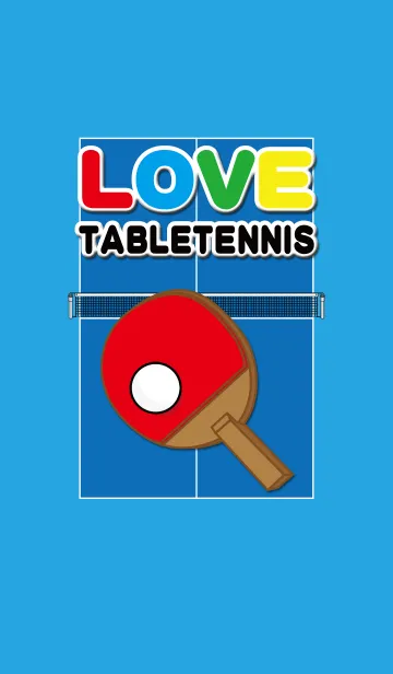 [LINE着せ替え] Love TableTennisの画像1