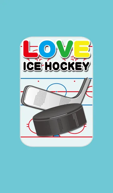 [LINE着せ替え] Love IceHockeyの画像1